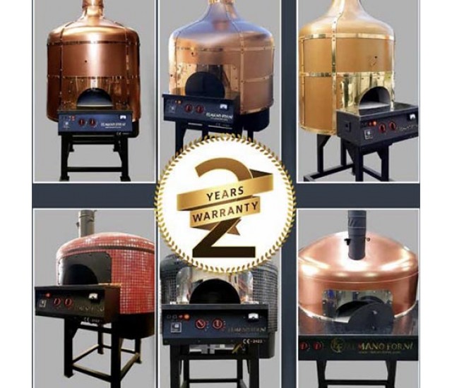 Traditional Wooden Gas Pizza Oven Mobile Oven 24x28" Pizza Capacity