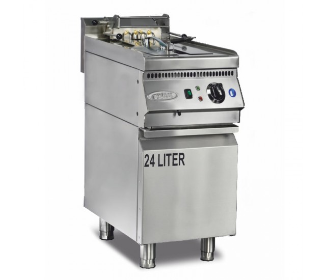 Commercial Gas Fryer 24 Litre CounterTop Chips Fryer With Thermostats 900 Series