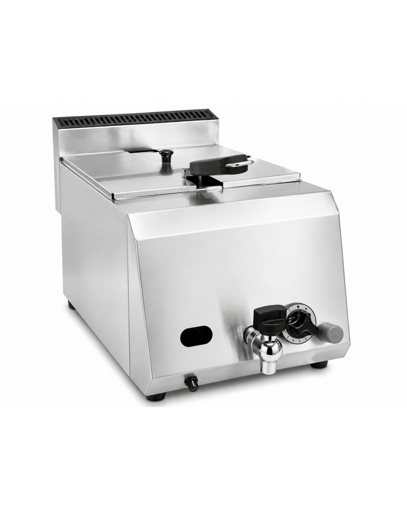 8L 7kW Single Tank LPG Gas Fryer | Commercial Countertop Deep Fryer for Restaurants & Food Trucks 8L 7kW Single Tank LPG Gas Fryer | Commercial Countertop Deep Fryer for Restaurants & Food Trucks