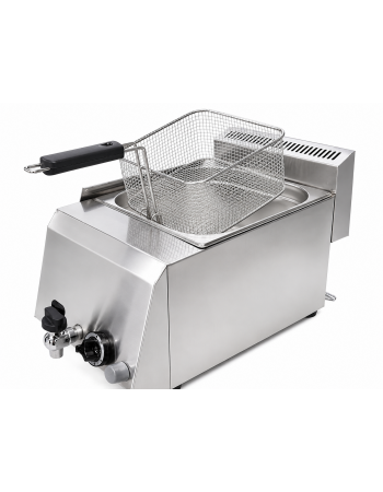 8L 7kW Single Tank LPG Gas Fryer | Commercial Countertop Deep Fryer for Restaurants & Food Trucks 8L 7kW Single Tank LPG Gas Fryer | Commercial Countertop Deep Fryer for Restaurants & Food Trucks