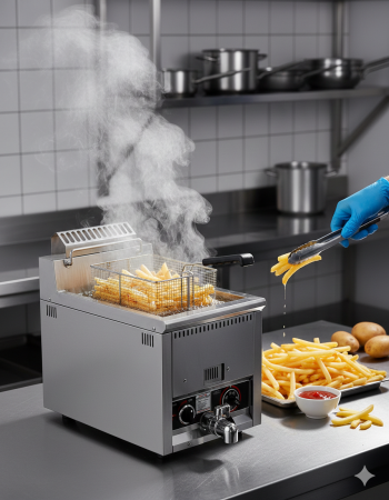 12L Single Tank LPG Gas Fryer | Commercial Countertop Deep Fryer for Restaurants & Food Trucks 12L Single Tank LPG Gas Fryer | Commercial Countertop Deep Fryer for Restaurants & Food Trucks