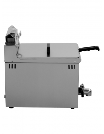 12 litre commercial LPG gas fryer stainless steel single tank deep fryer