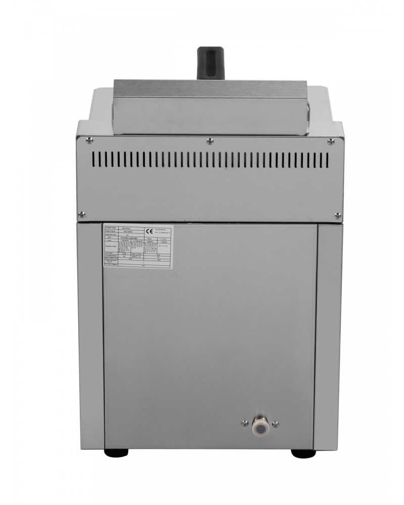 12 litre commercial LPG gas fryer stainless steel single tank deep fryer