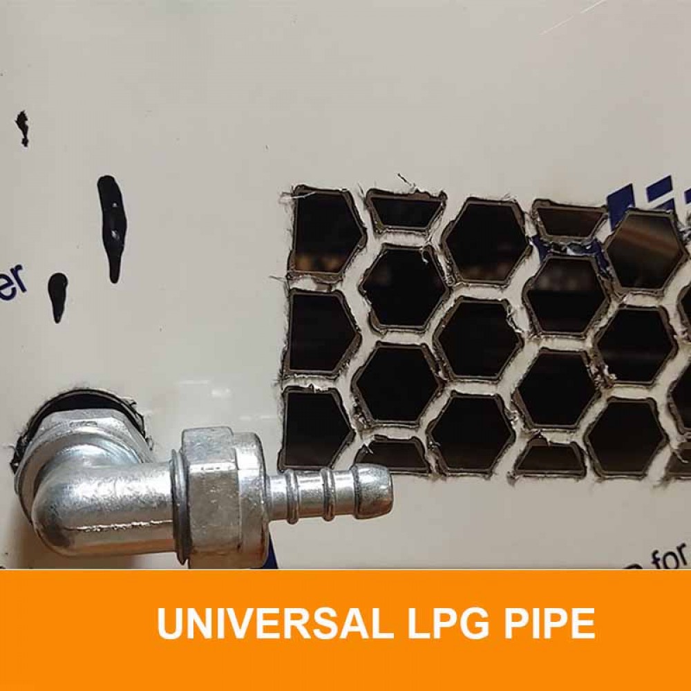 Commercial Lpg Gas Fryer 5 Litre Table Top Chip Fryer With