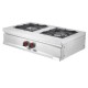 2 Burner Gas Boiling top Hot Plate - 44,000 Btu Commercial Counter Top Range Wok With Shorter Legs