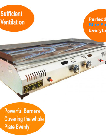 Commercial Table-top Griddle 90 CM GAS Smooth Surface Hot Plate Gas Griddle Commercial Table-top Griddle 90 CM GAS Smooth Surface Hot Plate Gas Griddle