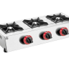 3 Burner GAS Boiler Top Table Top Range Cooker For Restaurants Cafe Takeaway Catering Vans