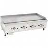 Turcobazaar Commercial Gas Countertop Griddle 4 Burner  – CE Certified, Stainless Steel, LPG / LNG Propane Griddle Turcobazaar Commercial Gas Countertop Griddle 4 Burner  – CE Certified, Stainless Steel, LPG / LNG Propane Griddle