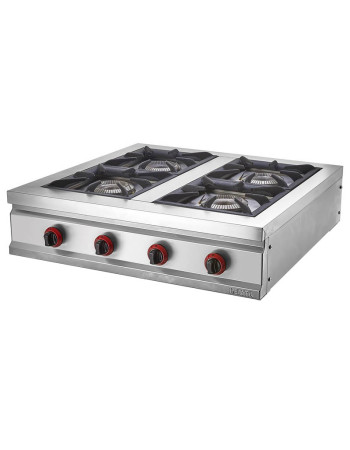 Piastra riscaldante da appoggio a gas a 3 fuochi - Wok da banco commerciale da 44.000 Btu con gambe più alte Gas Restaurant Cooker with 4 Legs and Base Shelf