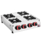 4 Burner GAS Boiler Top Table Top Range Cooker For Restaurants Cafe Takeaway Catering Vans