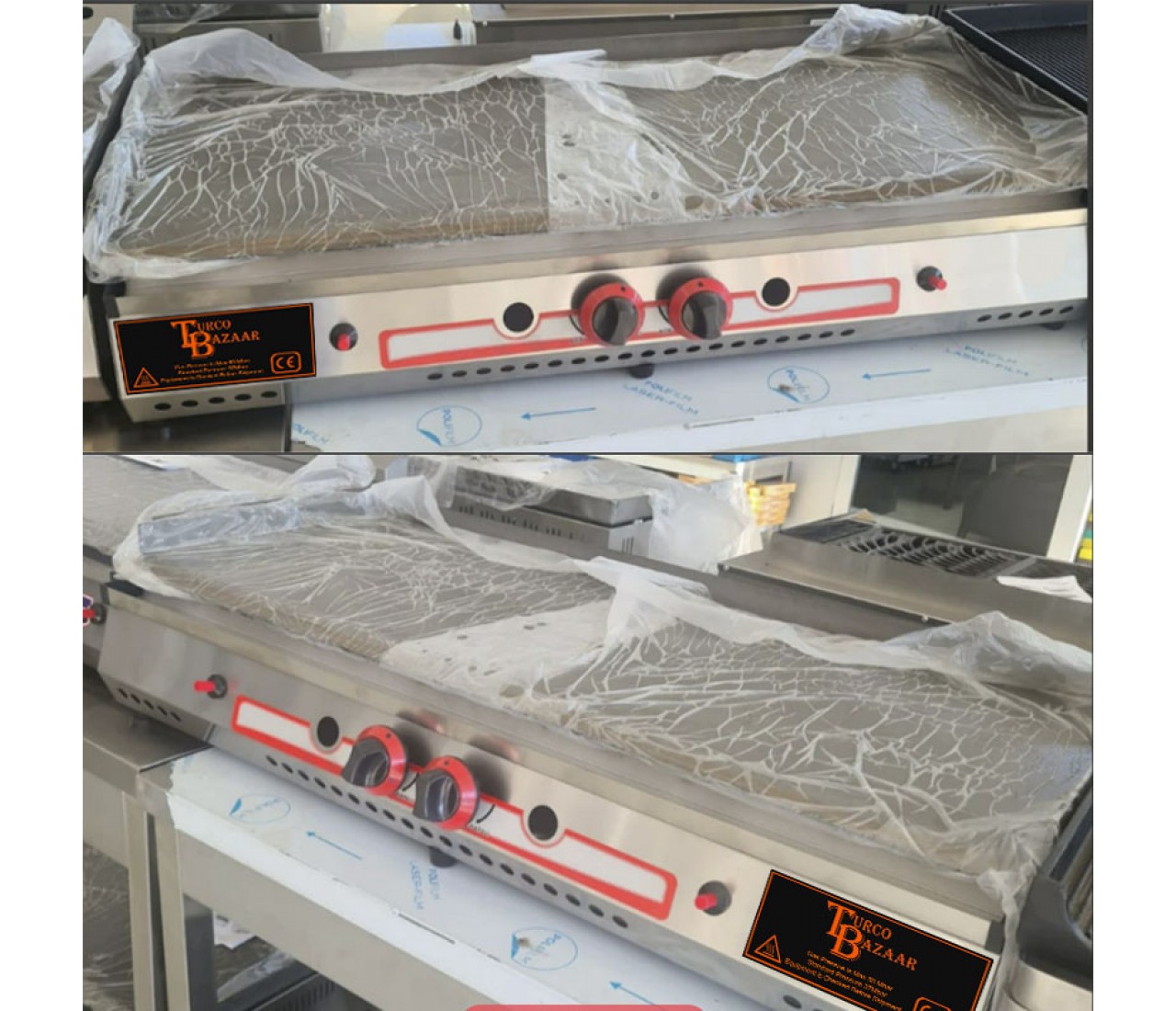 Commercial Tabletop Griddle 100 CM GAS Smooth Surface Hot