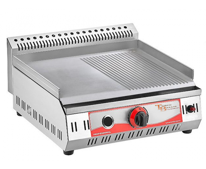Commercial Tabletop Griddle 70 CM GAS Smooth Surface Hot