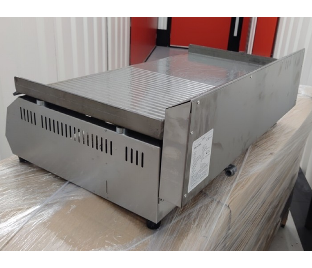 Commercial Tabletop Griddle 50 CM GAS Smooth Half Ribbed