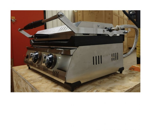 Panini Griddle Double Sided 45 Cm 18" Heavy Duty Commercial Panini Contact grill