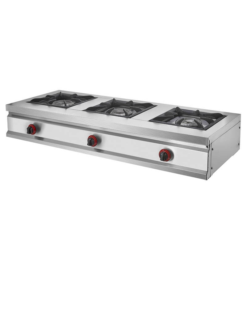 Triple Cooktop Gas Restaurant Cooker
