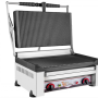 Panini Griddle 45 Cm 18" ELECTRIC Heavy Duty Commercial Panini Contact grill Ribbed Panini Griddle 45 Cm 18" ELECTRIC Heavy Duty Commercial Panini Contact grill Ribbed