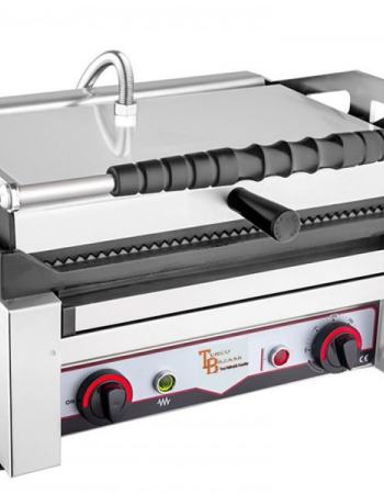 Panini Griddle 50 Cm 20" ELECTRIC Heavy Duty Commercial Panini Contact grill Ribbed Panini Griddle 50 Cm 20" ELECTRIC Heavy Duty Commercial Panini Contact grill Ribbed