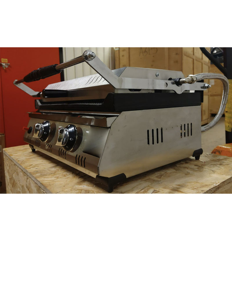Panini Griddle Double Sided 50 Cm 20" Heavy Duty Commercial Panini Contact grill Panini Griddle Double Sided 50 Cm 20" Heavy Duty Commercial Panini Contact grill