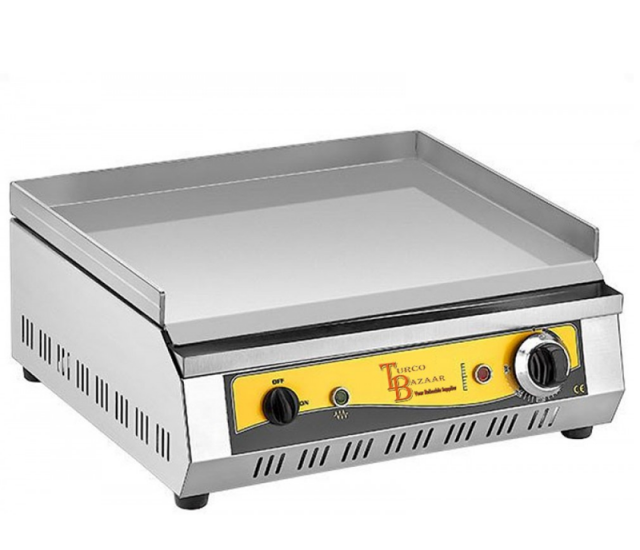 Single Phase 50 Cm Electric Griddle Smooth Surface Hot Plate