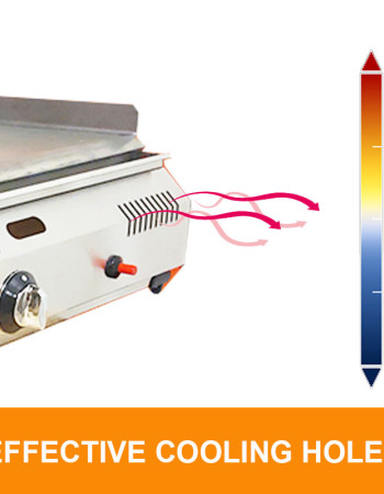 Commercial Table-top Griddle 70 CM GAS Smooth Surface Hot Plate Griddle Commercial Table-top Griddle 70 CM GAS Smooth Surface Hot Plate Griddle