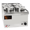 4 Pot/Pan Electric Table/Counter-top WET Bain Marie