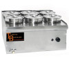 6 Pot/Pan Electric Table/Counter-top WET Bain Marie
