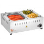 Commercial Hot Dog Steamer With Sauce Pan Commercial Hot Dog Steamer With Sauce Pan