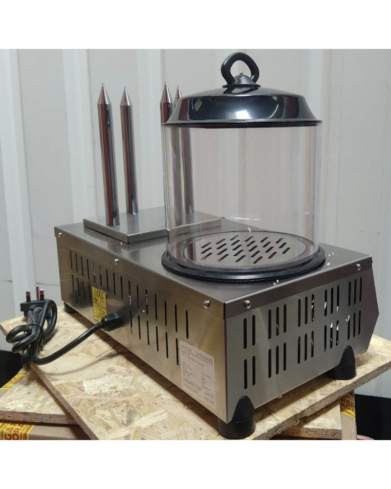 Hot Dog Machine Stainless Steel 4 Sticks Sausage Bun Warmer Hotdog Steamer Hot Dog Machine Stainless Steel 4 Sticks Sausage Bun Warmer Hotdog Steamer