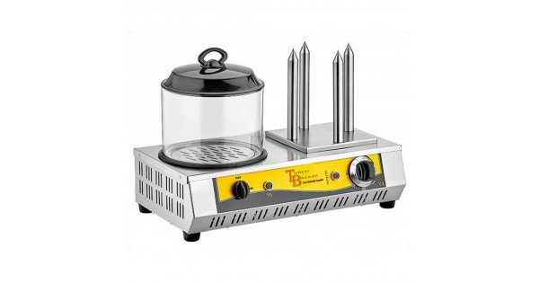Stainless Steel Hot Dog Toaster Maker Machine Sausage Warmer Hotdog Sausage Cooker 230V