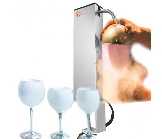 Glass Chiller CO2 Glass Froster for Cups and Glasses Instant Drink Chiller for Cocktail