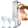 Glass Chiller CO2 Glass Froster for Cups and Glasses Instant Drink Chiller for Cocktail Glass Chiller CO2 Glass Froster for Cups and Glasses Instant Drink Chiller for Cocktail