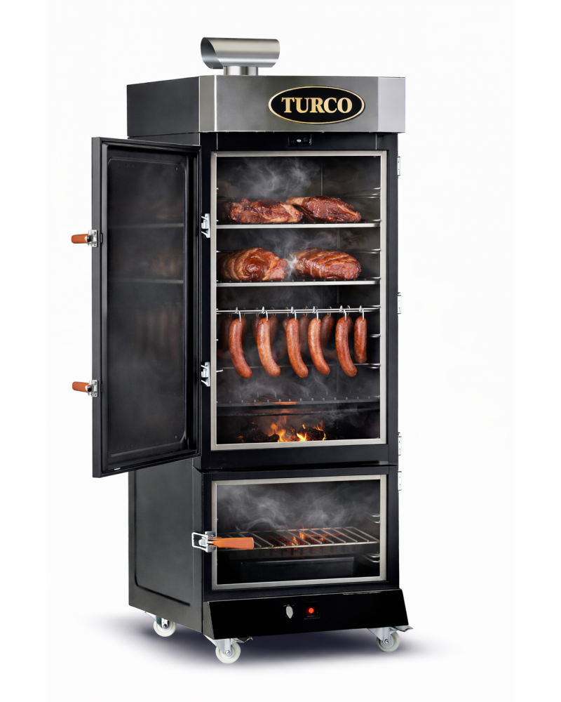 turco pimak charcoal meat smoking oven commercial