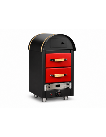 High-Capacity Dual-Drawer Professional Potato Oven - Gas/Electric, 25-30 Potatoes/Hour Efficiency