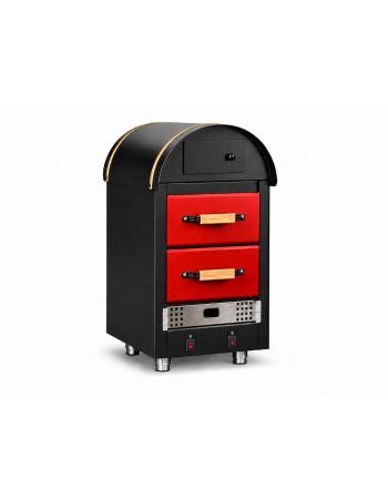 High-Capacity Dual-Drawer Professional Potato Oven - Gas/Electric, 25-30 Potatoes/Hour Efficiency High-Capacity Dual-Drawer Professional Potato Oven - Gas/Electric, 25-30 Potatoes/Hour Efficiency