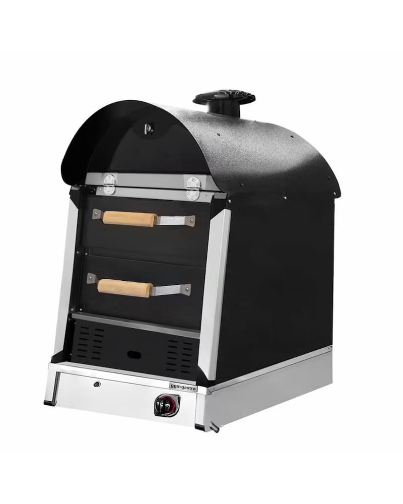 Commercial Gas Jacket Potato Oven  Manual Controls  2 Drawers  NG/Propane | 530  740  1100 mm