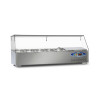 Salad Bar Refrigerated Prep Top 5xGN1/4 120 cm Table Top Salad Bar