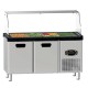 Saladette Counter Double Door Refrigerated Gastronorm