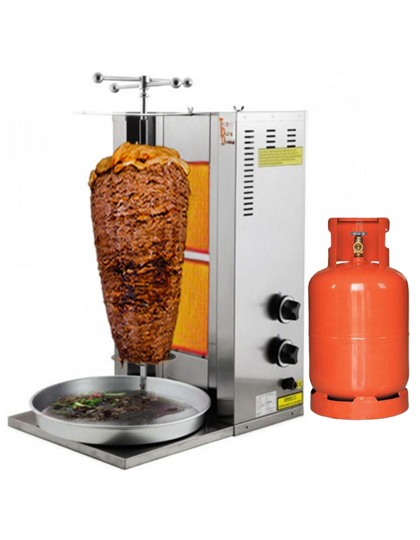 Burner MANUALLY spinning Shawarma Machine Spinning Griller