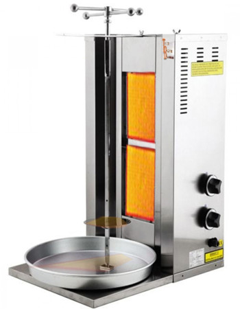2 Burner MANUALLY spinning Shawarma Machine Spinning Griller 24.000 BTU Tacos Al Pastor Machine 2 Burner MANUALLY spinning Shawarma Machine Spinning Griller 24.000 BTU Tacos Al Pastor Machine