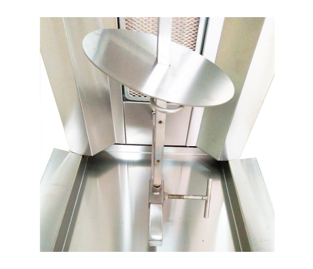 Grigliatrice di filatura automatica a 2 fuochi Shawarma Machine 24.000 BTU