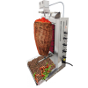 5 Burner Automatic Robax Shawarma Grill Machine Electric Falafel Grill Flat Shawarma Machine Tacos Al Pastor Machine