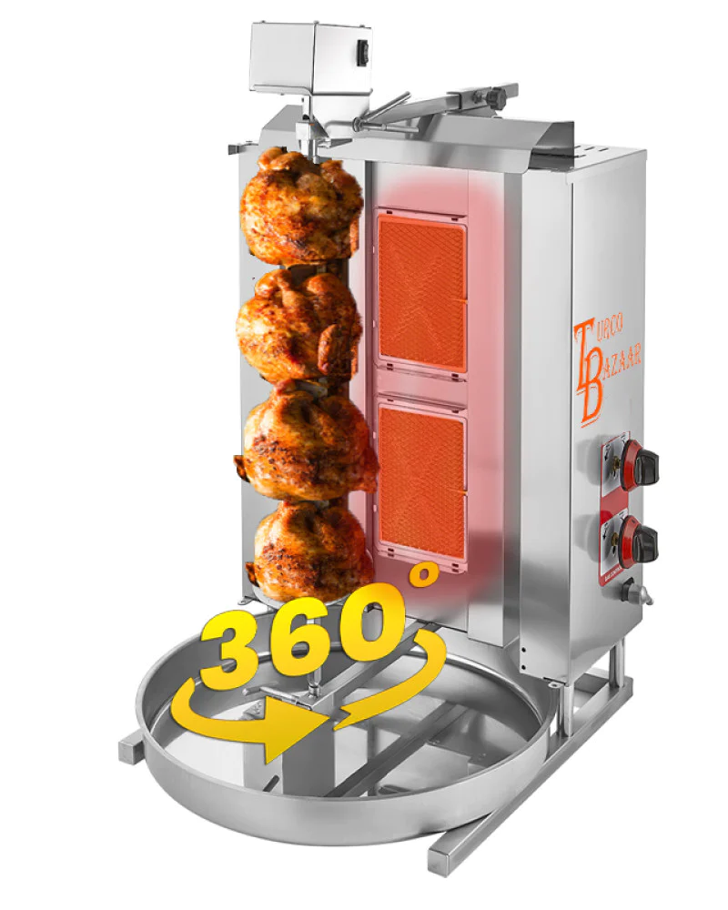 Burner Automatic spinning Shawarma Machine Spinning Griller