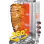 3 Burner Automatic spinning Shawarma Machine Spinning Griller 35.000 BTU