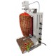 4 Burner Automatic Robax Shawarma Grill Machine Electric Flat Shawarma Machine Tacos Al Pastor Machine