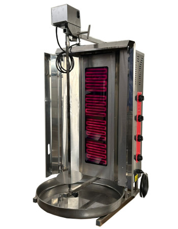 Turco 4 Radian Top Motor Electric Doner Kebab Cooker - Heavy Duty Shawarma Grill Machine for Restaurants Turco 4 Radian Top Motor Electric Doner Kebab Cooker - Heavy Duty Shawarma Grill Machine for Restaurants