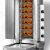 M077‑L4 4‑Burner Lava Stone Shawarma Machine | 20 kW Gas‑Powered Commercial Grill