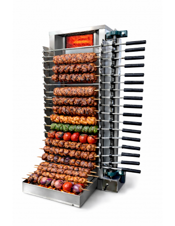 TURCO-PIMAK M077-4AK Premium Stainless Steel Shawarma Grill | Commercial Doner Kebab Machine TURCO-PIMAK M077-4AK Premium Stainless Steel Shawarma Grill | Commercial Doner Kebab Machine
