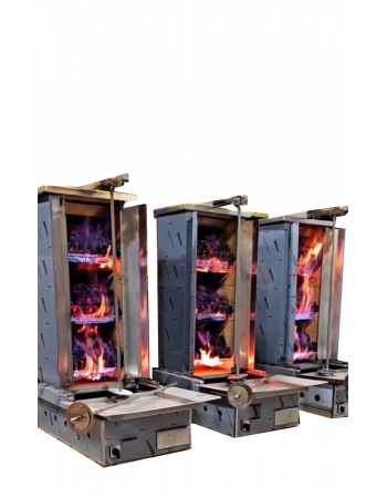 M077-K4 Charcoal Heated Shawarma Machine