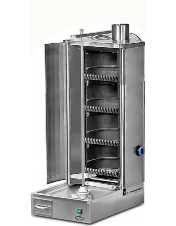 M077-K4 Charcoal Heated Shawarma Machine