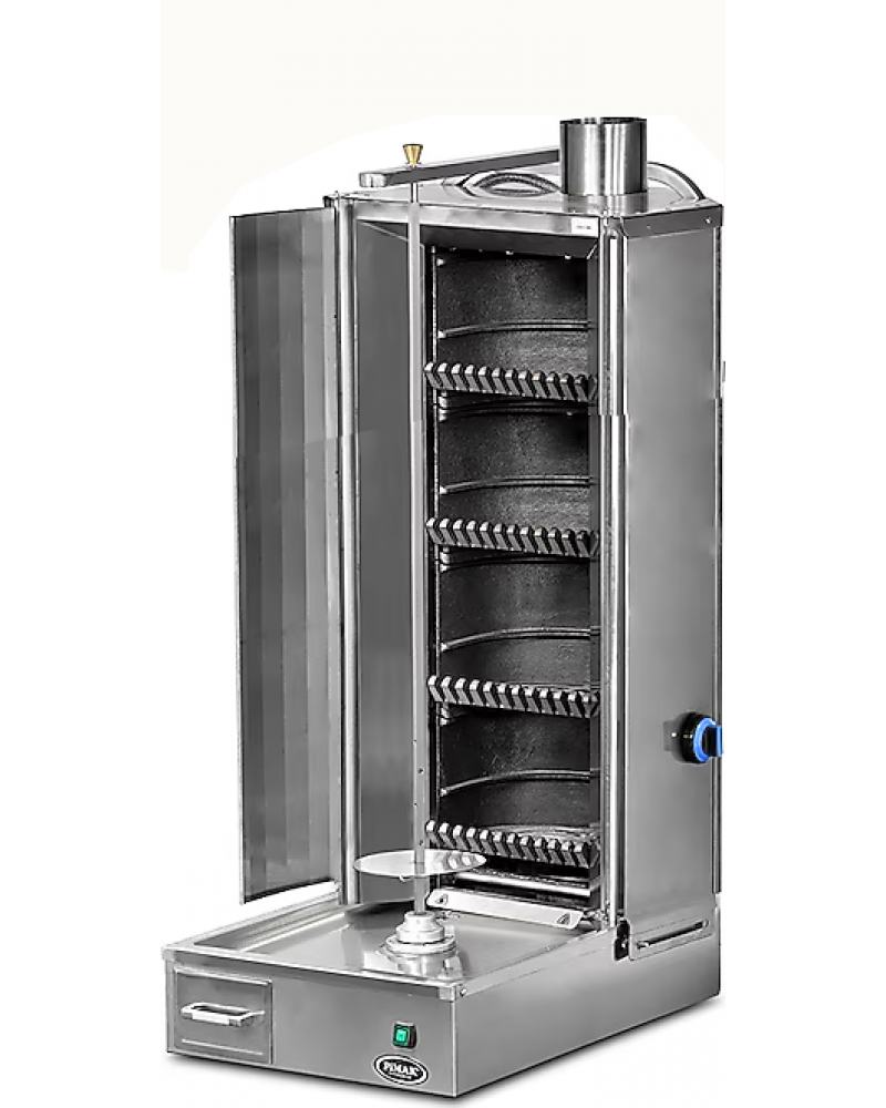 M077-K4 Charcoal Heated Shawarma Machine